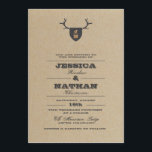 Rustic Trophy Grått Wedding-inbjudan Inbjudningar<br><div class="desc">Den här Rustic Trophy-inbjudan berättar om din perfekt-händelse och är endast designad för Zazzle. Med typsnitt både mjukt och djärvt talar den här inbjudan till Bride och Groom - och anger tonen för ett trendbrott, nämligen bröllop. En naturlig kraftbakgrund belyser en monogrammad bricka med hjort-horninnehåll i Grått. Lägg till en...</div>