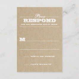 Rustic Trophy White Response OSA Kort