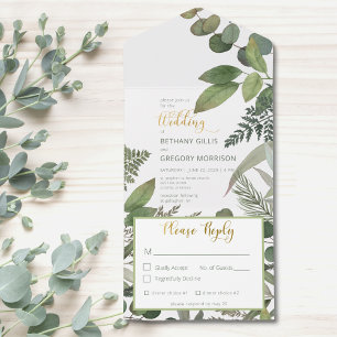 Rustic Tropical Greenery & Eucalyptus Dinner