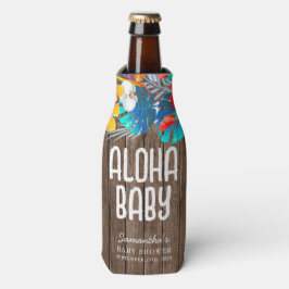 Rustic Tropical Handflatan Lämnar Aloha Baby Showe