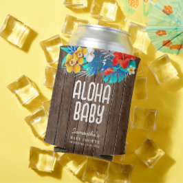 Rustic Tropical Handflatan Lämnar Aloha Baby Showe