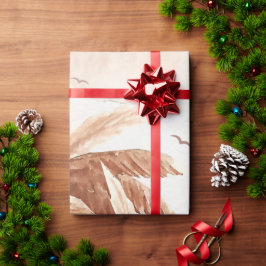 Rustic Tropical Palms Presentpapper