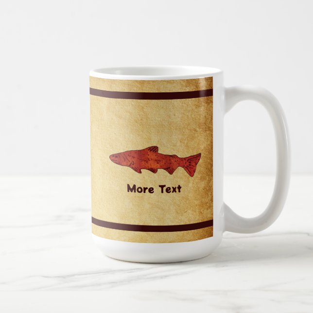 Rustic Trout Kaffemugg (Höger)
