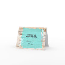 Rustic Turcos Starfish - tackkort