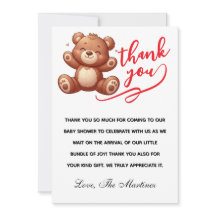 Rustic Unge Bear Boy Shower Tack