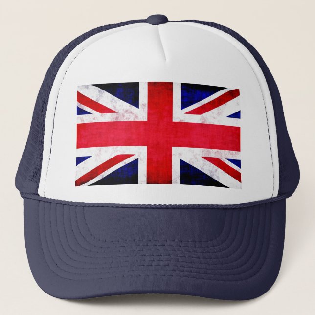 Rustic Union Jack UK Flagga Keps (Framsida)