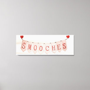 Rustic Valentine Banner III Canvastryck