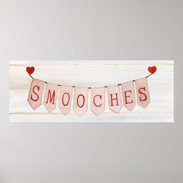 Rustic Valentine Banner III Poster (Framsidan)