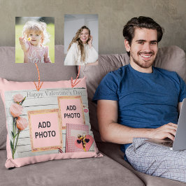 Rustic Valentiness Rosa ros & Foton Kudde