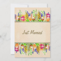 Rustic Vår Blommigt Ny gifta Bröllop