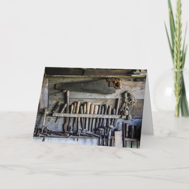 Rustic Verktyg Kort (Framsida)