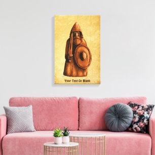 Rustic Viking Canvastryck