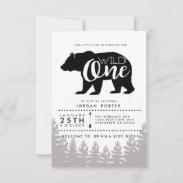 Rustic Vild 1 | FÖDELSEDAGSFEST INBJUDAN