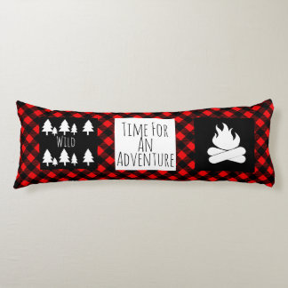 Rustic Vild Woodland Buffalo Check Play Kroppskudde