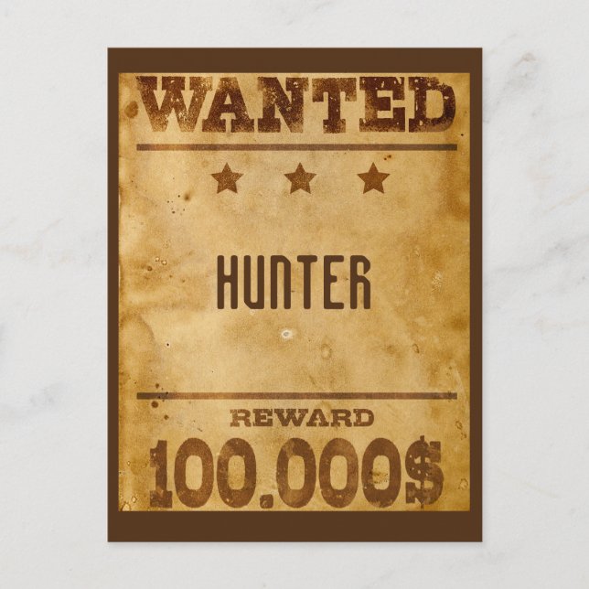 Rustic ville ha 100000 Personliger Vykort (Framsida)