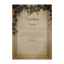 Rustic Vineyard Bröllop Ceremony Directions