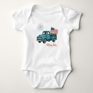 Rustic/vintage 4 juli t shirt