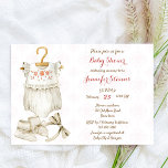 Rustic vintage baby leksaker och babydusch för klä inbjudningar<br><div class="desc">Rustic vintage baby leksaker och barnduschinbjudningar till ett flicka.</div>
