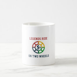 Rustic Vintage Cycling Kaffemugg