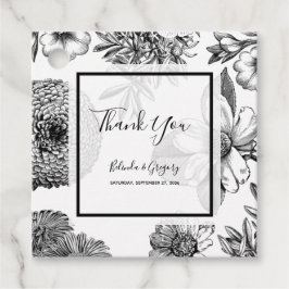 Rustic Vintage Flowers Bröllop Gift Gåvor Etiketter