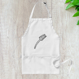 Rustic Vintage Fork Retro Cutlery Förkläde