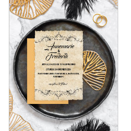 Rustic Vintage Inbjudningar