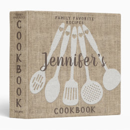 Rustic Vintage Land Personlig Cookbook