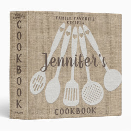 Rustic Vintage Land Personlig Cookbook