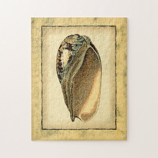 Rustic Vintage Seashell Pussel (Vertikal)