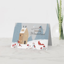 Rustic Walking in a Winter Wonderland Kort