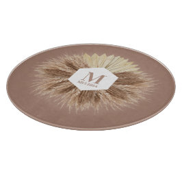 Rustic Warm Neutralt Färg Monogram