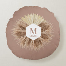 Rustic Warm Neutralt Färg Monogram