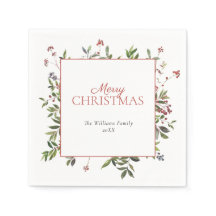 Rustic Warm Winter Berry God jul