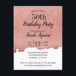 Rustic Watercolor 50:e födelsedag Vin Theme Inbjudan Vykort<br><div class="desc">En rustik vattenfärg vin fläckar vin gav födelsedagsfest inbjudan ett vackert skript typsnitt för någon 50. Anpassa med din information. För en roligt vin bash-födelsedagsfest. När allt kommer omkring är 50 de nya 40. Anpassa för alla åldrar!</div>