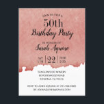 Rustic Watercolor 50:e födelsedag Vin Theme Inbjudan Vykort<br><div class="desc">En rustik vattenfärg vin fläckar vin gav födelsedagsfest inbjudan ett vackert skript typsnitt för någon 50. Anpassa med din information. För en roligt vin bash-födelsedagsfest. När allt kommer omkring är 50 de nya 40. Anpassa för alla åldrar!</div>