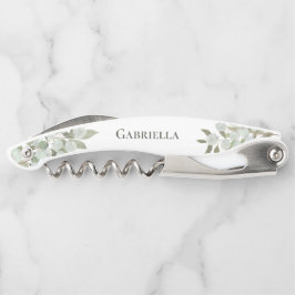 Rustic Watercolor Eucalyptus Bridesmaid Namn