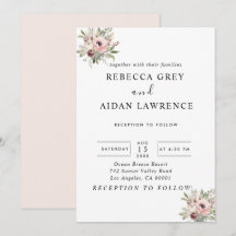 rustic watercolor floral bouquet