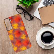 Rustic Watercolor Höst löv - Autumn Foliage