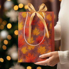 Rustic Watercolor Höst löv - Autumn Foliage