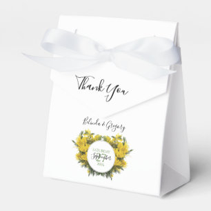 Rustic Wattle Acacia Bröllop Presentaskar