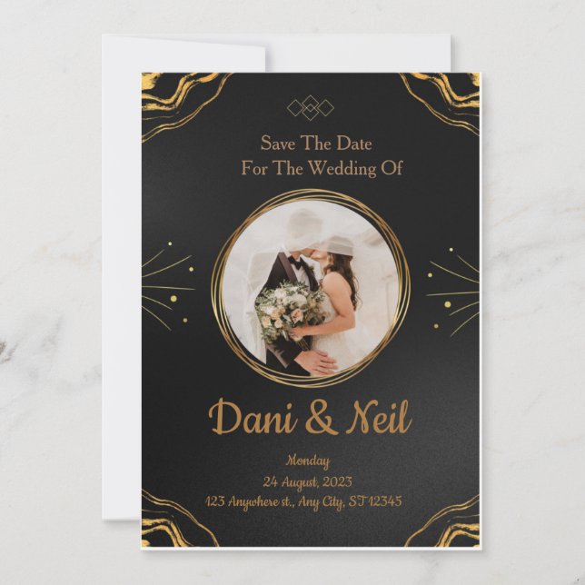 Rustic Wedding Invitation Country Wedding Inbjudningar (Framsida)