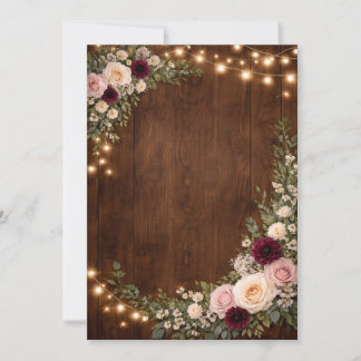 rustic wedding invitations  inbjudningar