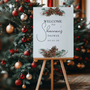 Rustic Welcome Sign - Julens Möhippa Poster