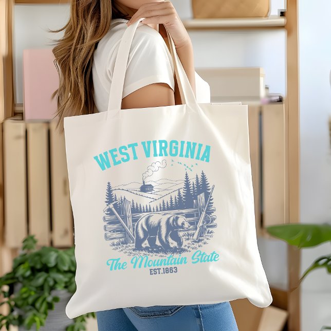 Rustic West Virginia Nature Scene  Tygkasse (Skapare uppladdad)