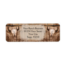 Rustic Western Bull Skull Vintage Struktur