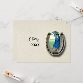 Rustic Western College Graduation Announcement  Inbjudningar