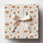 Rustic Western Cowboy Presentpapper<br><div class="desc">Rustic Western Cowboys Wrapping Papper. Gör dina presenter Pappra med den här samordnande Westerna inslagningen av babyskor. Varje paket blir en del av firande med en upprepning mönster av vattenfärgade cowboystövlar, kaktusar och westerna motiv i neutraltens ökentoner, pulserande orangar, mjuka pinkar och accenter från svart och guld. Oavsett om du...</div>