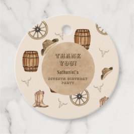 Rustic western cowboy you are wanted birthday  gåvor etiketter