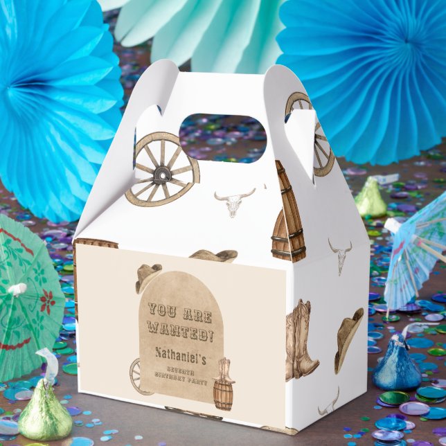 Rustic western cowboy you are wanted birthday  presentaskar (Part)