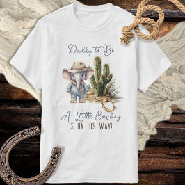 Rustic Western Elephant Cowboy Mamma ska vara T Shirt